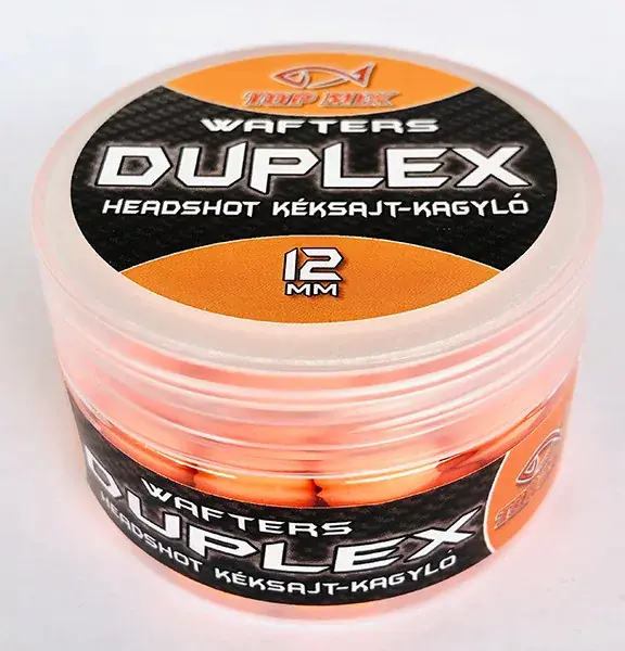 Goedkoop TOP MIX Duplex Wafters HeadShot, kéksajt-kagyló, 12 mm - Fis