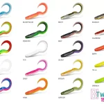 Top mix Gumihal Delphin TwistaX Eeltail UVs / 5db 15cm/Perch Bestseller