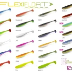 Superprijs Gumihal Delphin ZANDERA FlexiFLOAT UVs / 5db 12cm/BOOTY - Fi