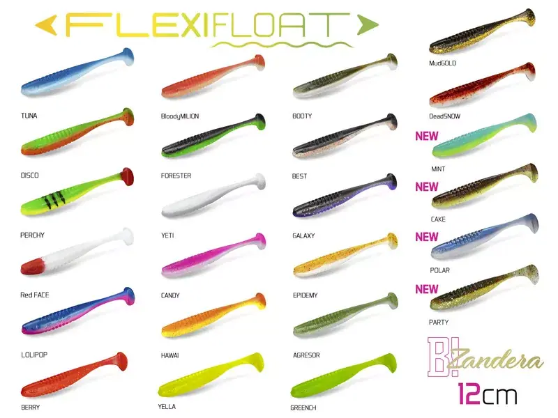 Weekendaanbieding DuoPACK BOX Delphin ZANDERA FlexiFLOAT UVs / 6x 5db 12cm/CAK