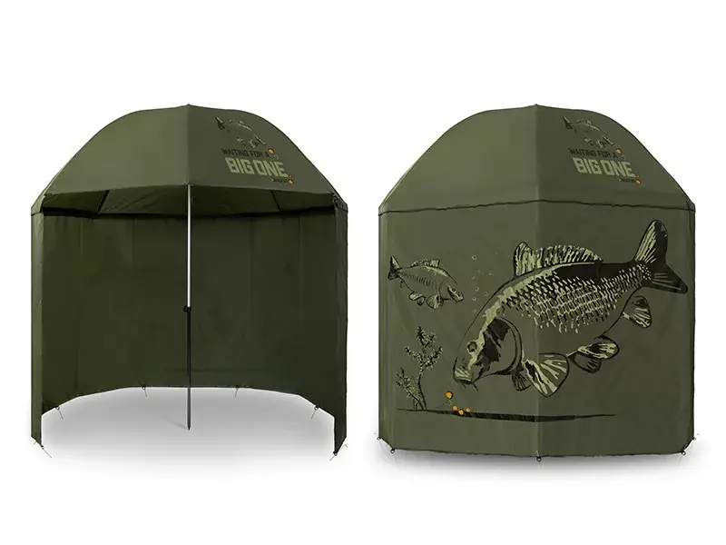 Delphin BigONE CARP Esernyő oldalfalakkal 250cm - Fishinglan Direct Verzonden