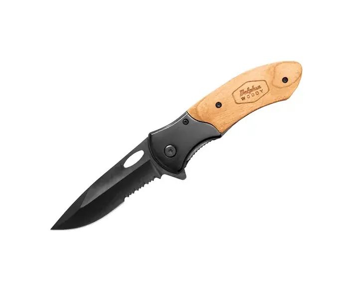Zsebkés Delphin WOODY penge 8,5cm Finale Uitverkoop