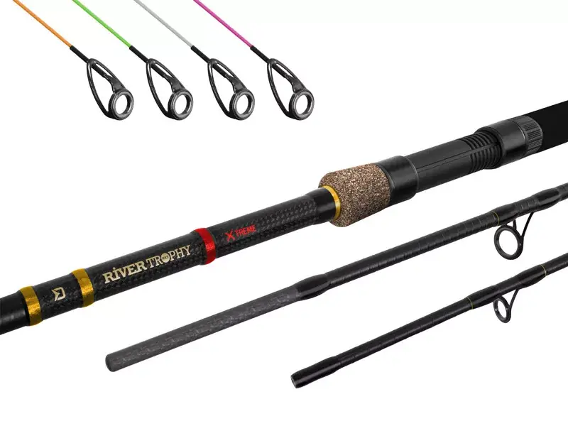 Beperkt Aanbod Delphin RIVER Trophy NXT X-TREME + 4 spicc 400cm/250g/3 rész