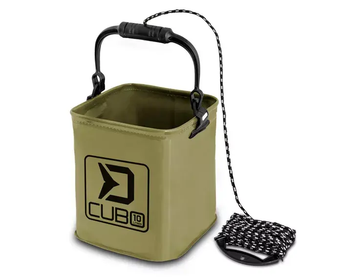 Direct Beschikbaar Összecsukható vödör Delphin CUBO 10L + 7m