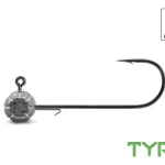 Actieprijs Grub-tartóval ellátott Delphin TYRE jigfej / 5 db 40g-6/0 -