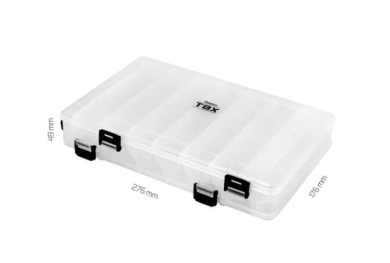 Actieprijs Doboz Delphin TBX Duo 276-16P Clip 276x176x49mm - Fishinglan