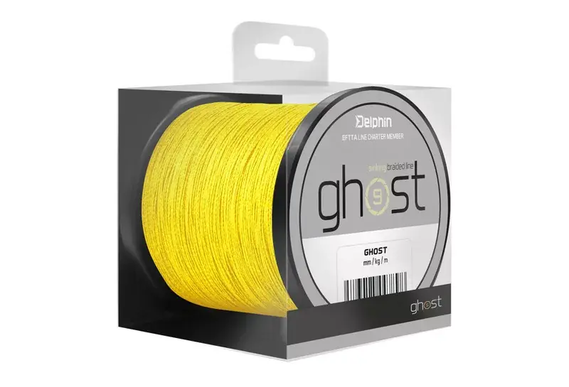 Beste Prijs Delphin GHOST 8+1 / sárga 0,33mm 18,1kg 300m - Fishingland.h