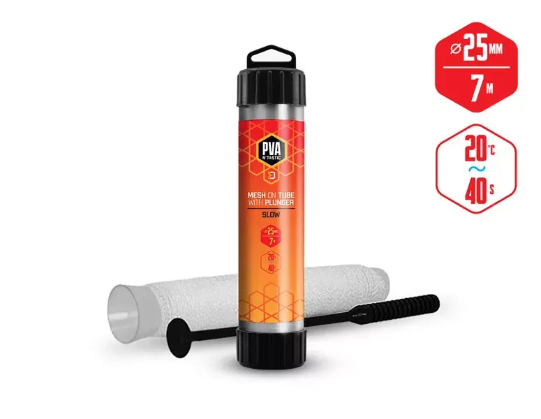 Premium Delphin PVA n ́tastic háló töltőcsőn + tömő / 7m - 25mm 25mm