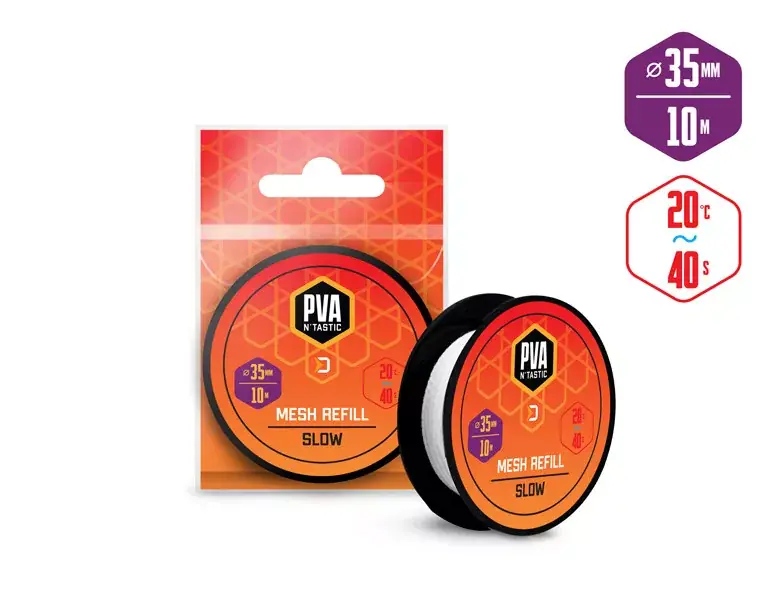 Uitverkoop Delphin PVA n ́tastic tartalék háló / 10m - 35mm 35mm (széle