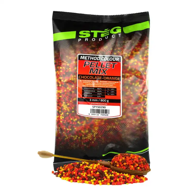 Stég Pellet Mix 3mm 800g Chocolate-Orange Weekendaanbieding