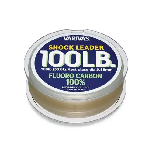 Direct Beschikbaar VARIVAS FLUOROCARBON SHOCK LEADER 30m 4 0.330mm 16lb - Fish