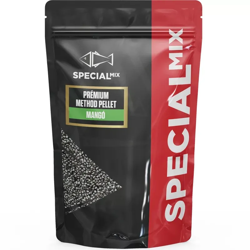 Tijdelijk Beschikbaar Speciál Mix Prémium Method Pellet MANGÓ 2 mm 500gr - Fishing