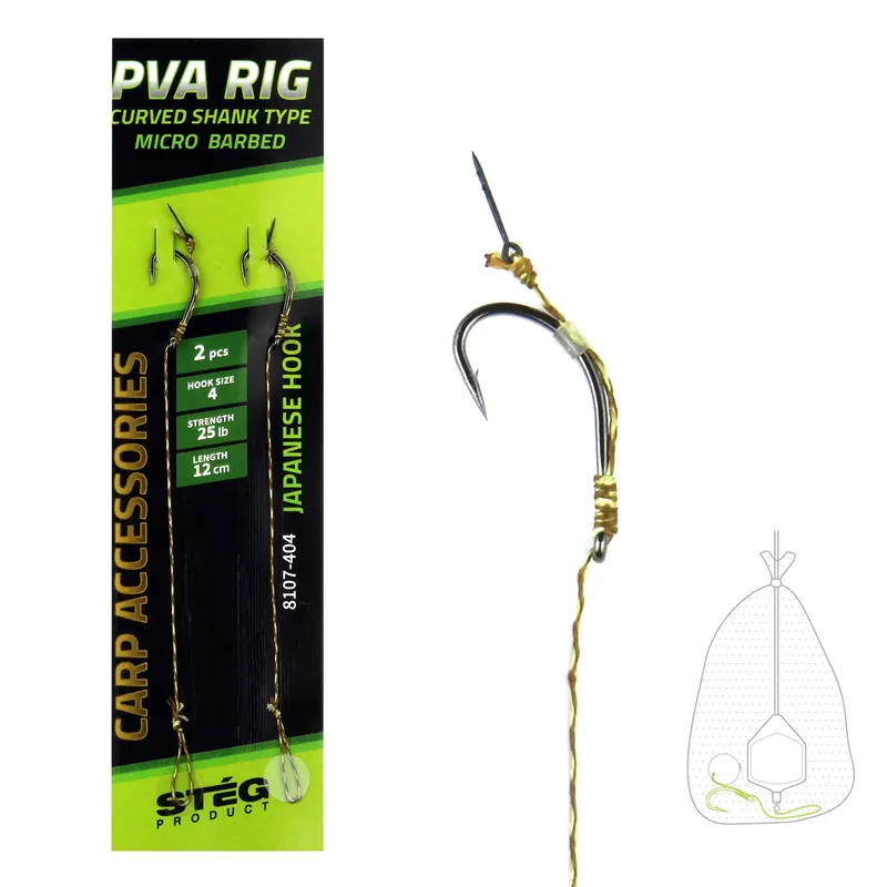Gratis Retour STÉG PVA Előke horogtüskével 12cm 6-os 2db/cs - Fishingland.