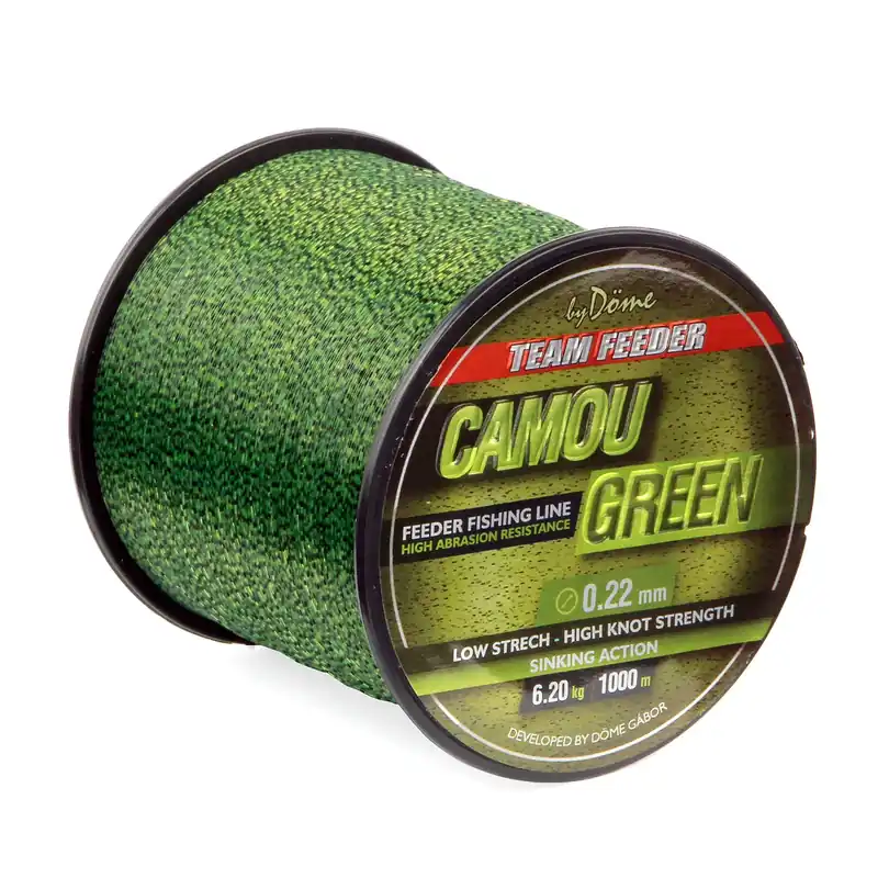 Koopje Team Feeder By Döme TF Camou Green 1000m 0.20mm - Fishinglan