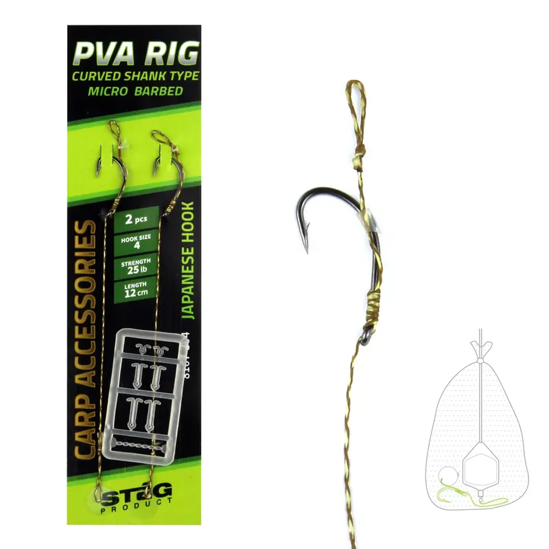 Veilige Betaling STÉG PVA Előke 12cm 6-os 2db/cs