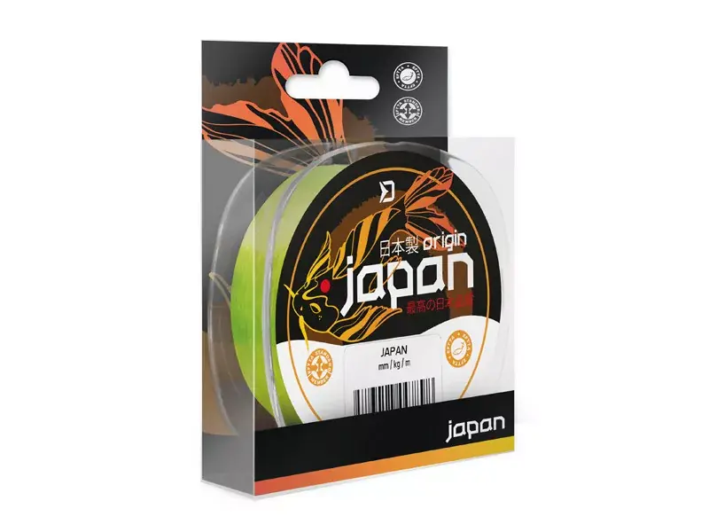 Premium Monofil Delphin JAPAN Origin / Fluo sárga 0,181mm 2,91kg 200