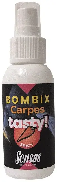 Beperkte Voorraad SENSAS Bombix Carp Tasty Spicy (fűszer) 75ml - Fishingland.h