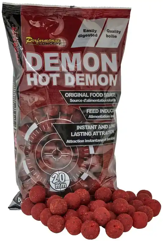 STARBAITS Boilies Hot Demon 800g 20mm Finale Uitverkoop