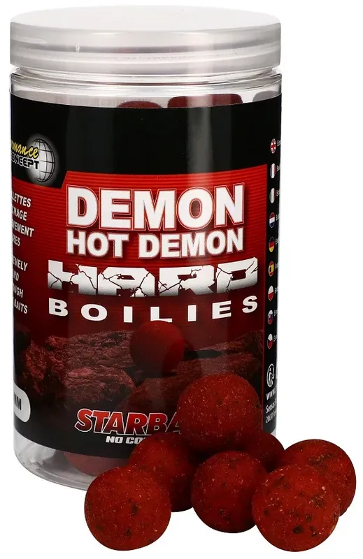 STARBAITS Hard Boilies Hot Demon 200g 20mm Populair