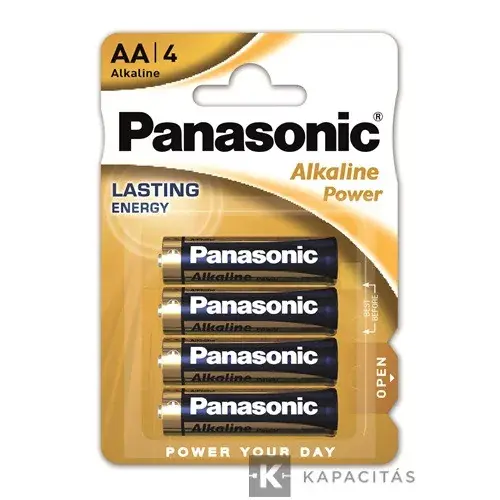 Merkproduct Panasonic LR6APB/4BP 1,5V AA/ceruza tartós alkáli elem 4 db/