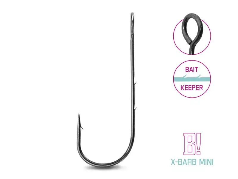 Delphin B! X-BARB MINI Cheburashka horog / 8db 10 - Fishingl Bestseller
