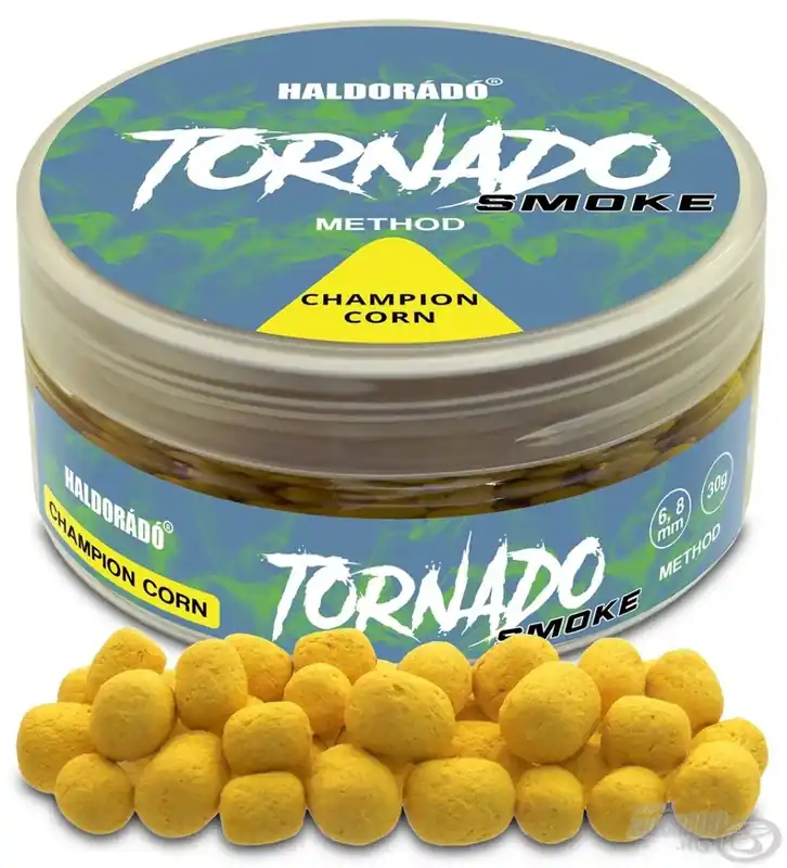 Weekendaanbieding HALDORÁDÓ TORNADO Smoke Method 6, 8 mm - Champion Corn 30g -