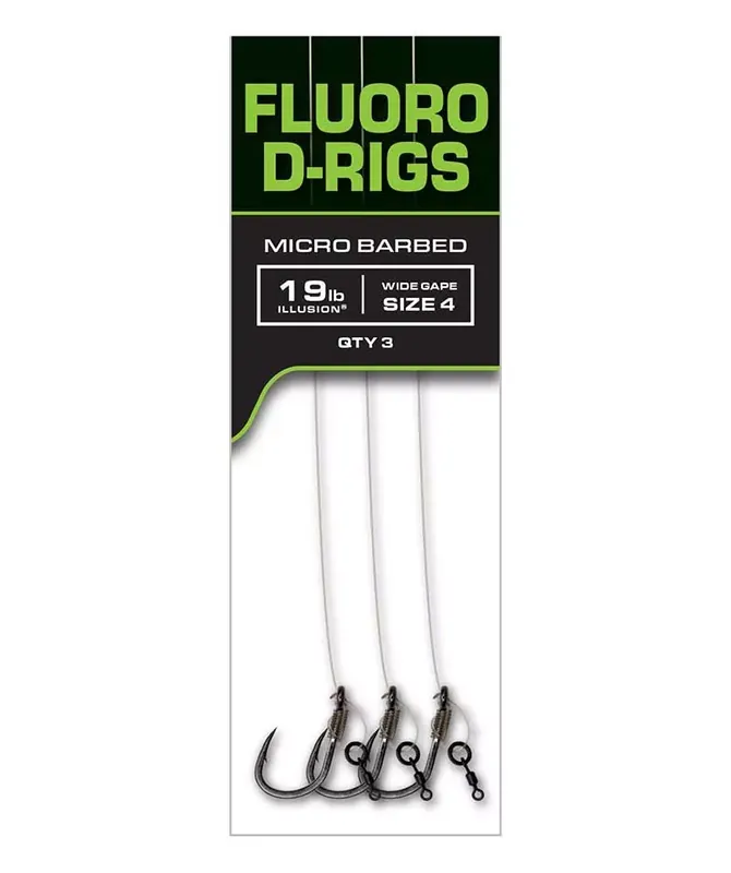 Fox Carp Ready Rigs Fluoro D-Rig Size 4 3pcs - Fishingland.h Hete Deal