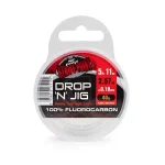 Fox Rage Strike Point Drop N Jig Fluorocarbon 6.8lb 0.2mm 40 Exclusieve Aanbieding
