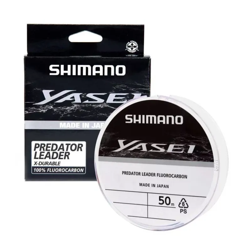 Tijdelijk Beschikbaar Shimano Line Yasei Fluoro Leader 50m 0.18mm 2.93kg Grey - Fi