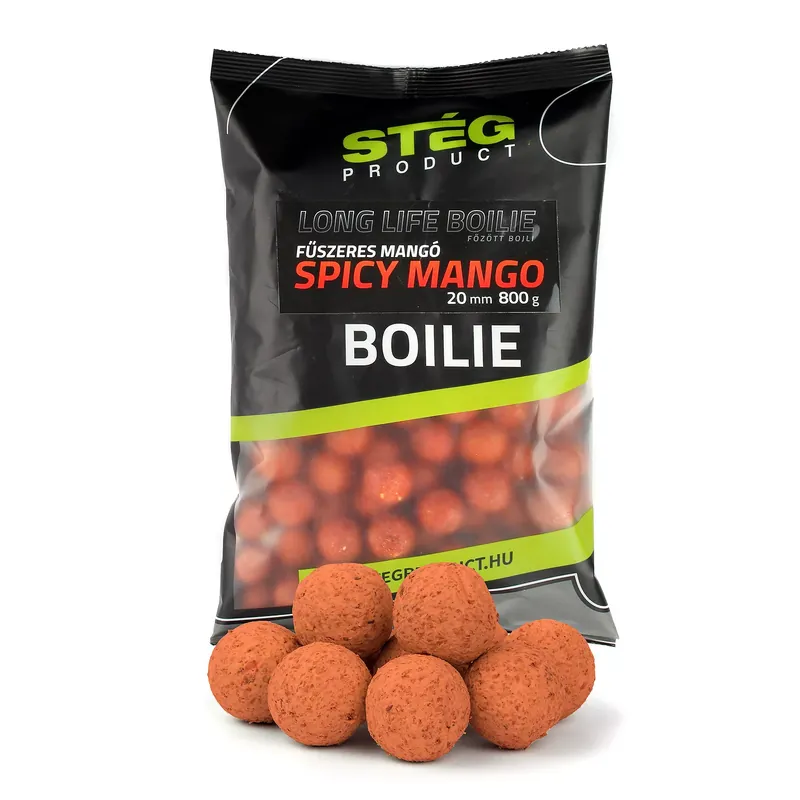 Stég Long Life Boilie 20mm 800g Spicy Mango Nu Kopen
