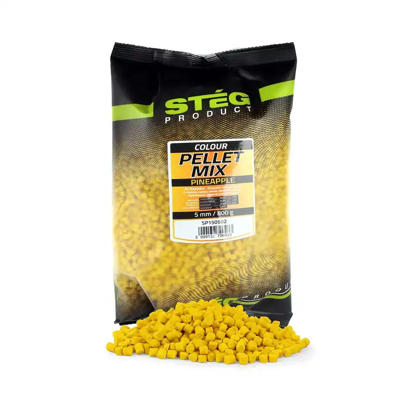 Direct Verzonden Stég Pellet Mix 5mm 800g Pineapple