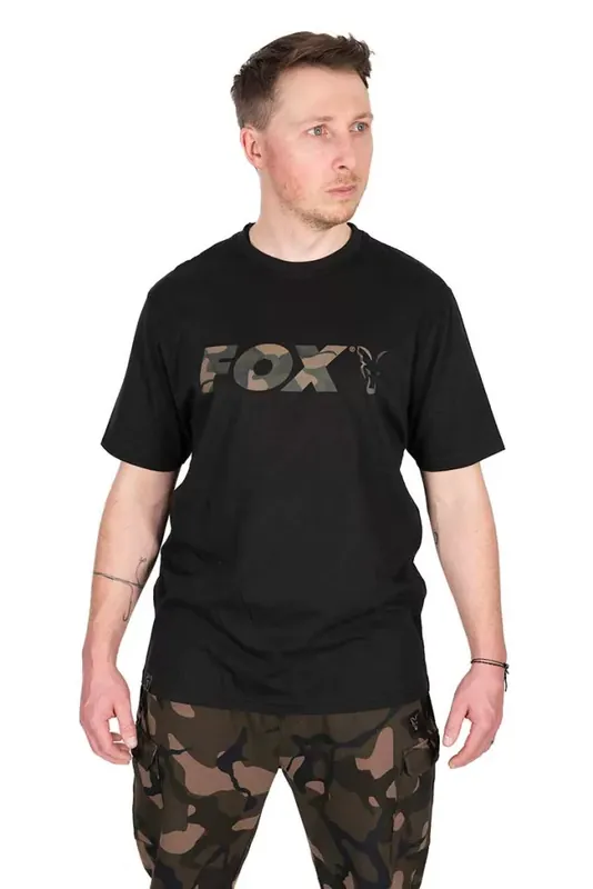 Alleen Vandaag Fox Black Camo Logo T-Shirt 2XL