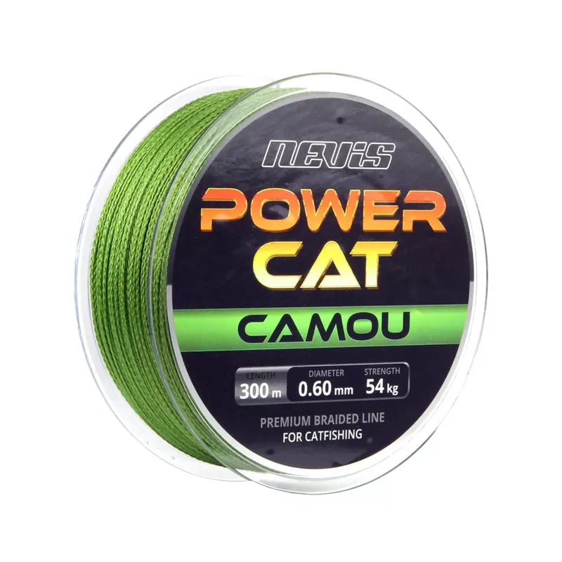 Bestel Nu NEVIS Powercat Camou 300m 0.60mm