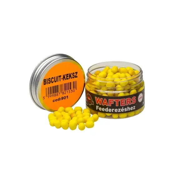 BETAMIX Feeder Wafters Keksz Sárga 6 mm 25 g - Fishingland.h Bestseller