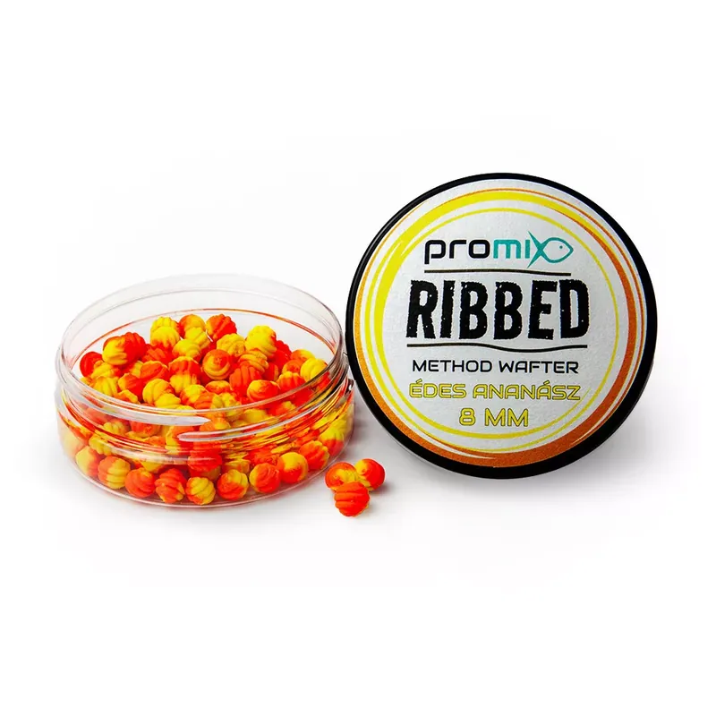 Speciale Aanbieding Promix Ribbed Method Wafter Édes ananász 8mm - Fishingland.h