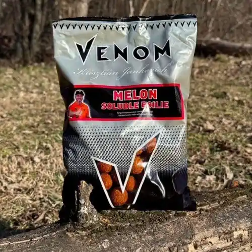 VENOM SOLUBLE BOILIE 20 MM MELON Hoge Kwaliteit