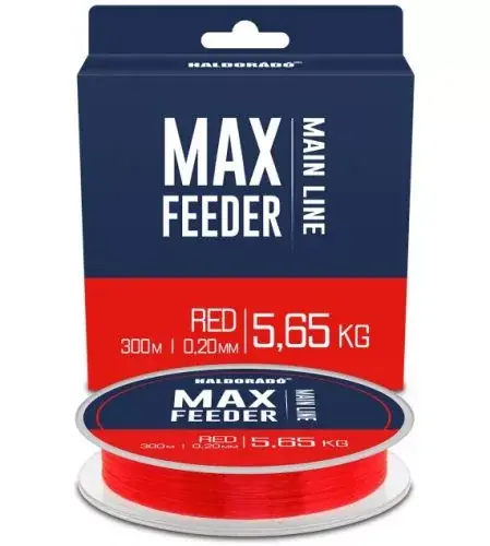 Direct Beschikbaar HALDORÁDÓ MAX Feeder Red Monofil Zsinór 0,20 mm 300m - Fishi