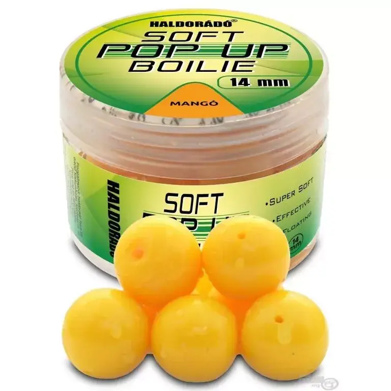 HALDORÁDÓ Super Soft Pop Up Boilie 14 mm - Mangó - Fishingla Direct Beschikbaar