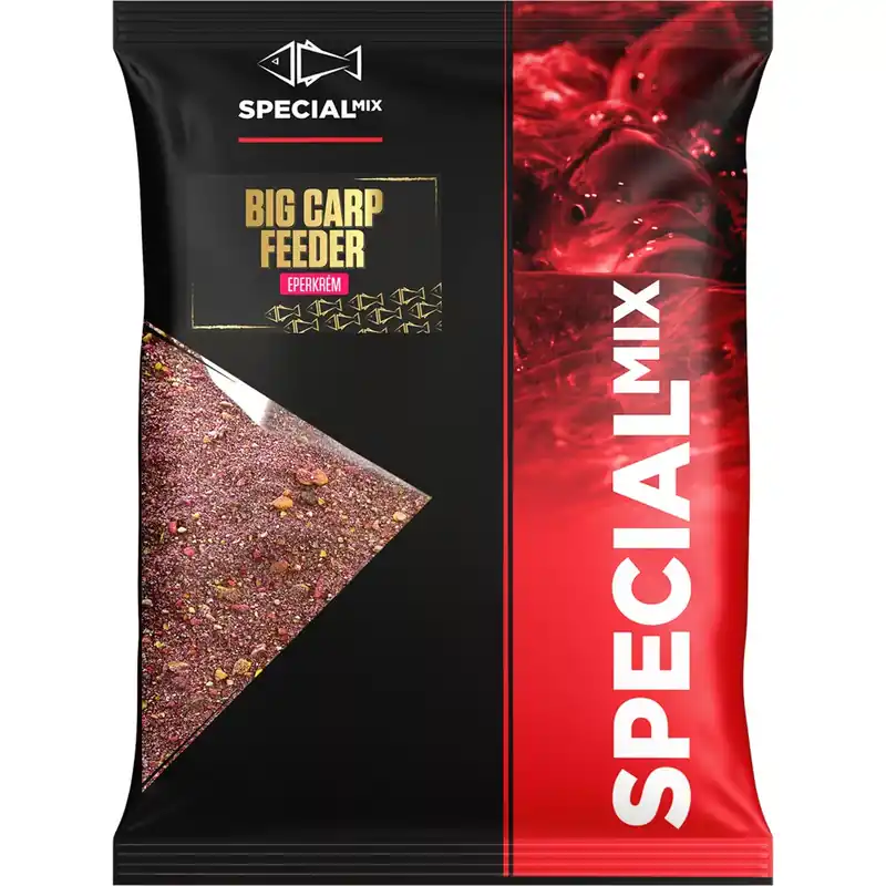 Speciál mix BIG CARP FEEDER Eperkrém etetőanyag - Fishinglan Gereduceerde Prijs