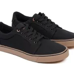 Fox Black canvas Cipő - 44 Lage Kosten