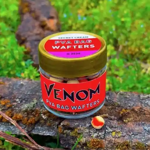 VENOM PVA BAG WAFTERS SECRET CREAM 8 MM Populair