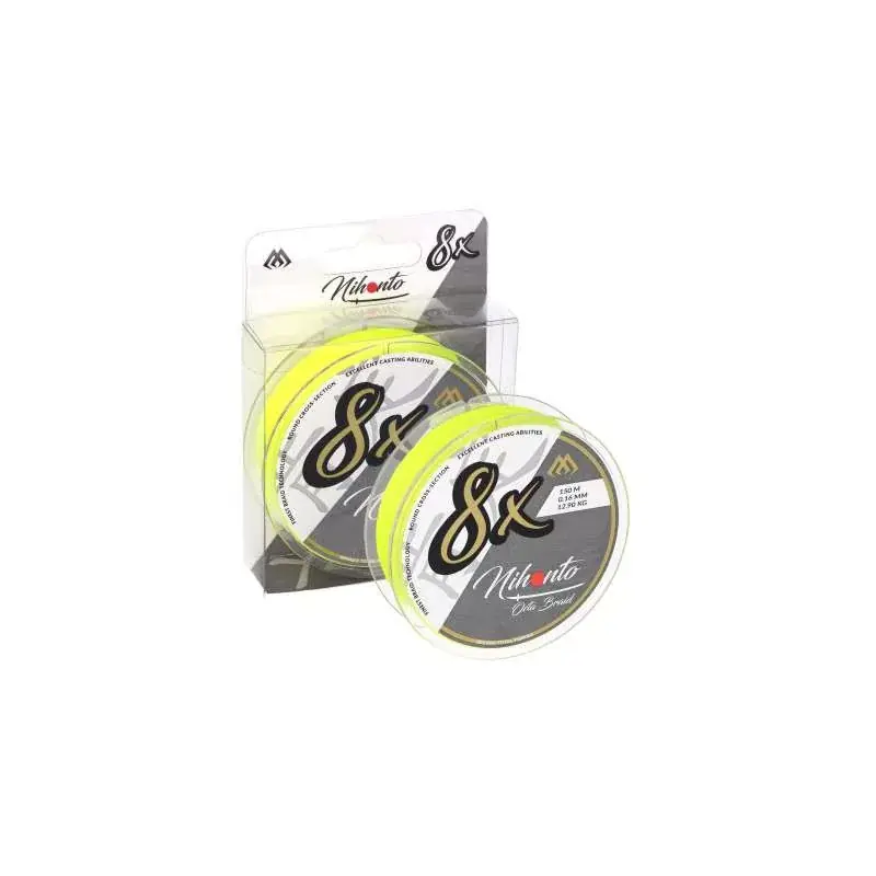 Mikado Nihonto Octa Braid Fluo 0,12mm 150m Uitverkoop
