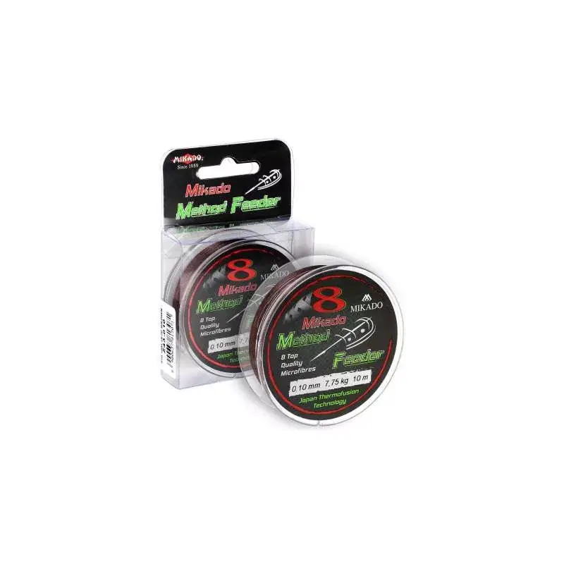 Bestel Nu Mikado Method Feeder Braid 10m 0.14mm Előkezsinór - Fishingl