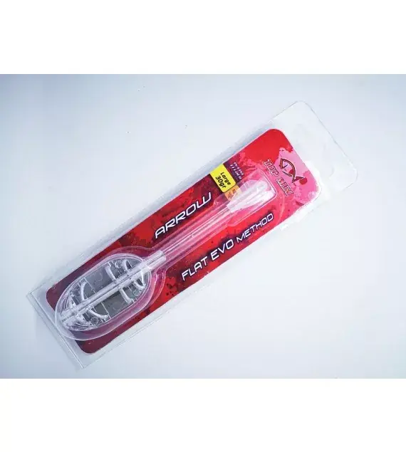 Lage Kosten TOP MIX ARROW FLAT EVO method feeder kosár - L 60g - Fishing
