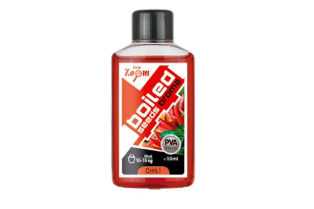 Betrouwbaar Carp Zoom Aroma főzött magokhoz, csili, 50 ml - Fishingland.