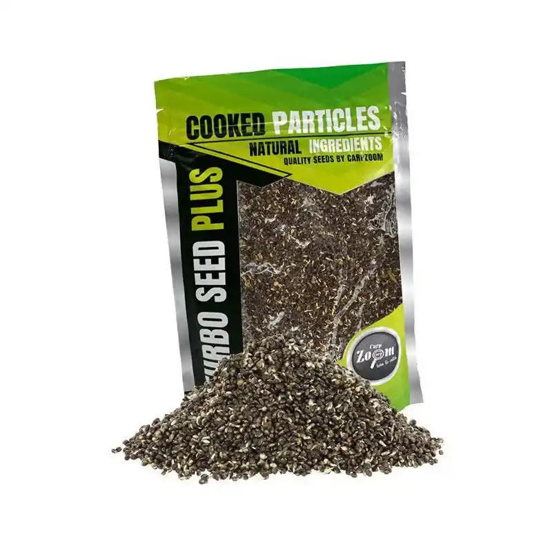 Dagaanbieding Carp Zoom Turbo Seed Plus kender, natúr, 1 kg - Fishingland.