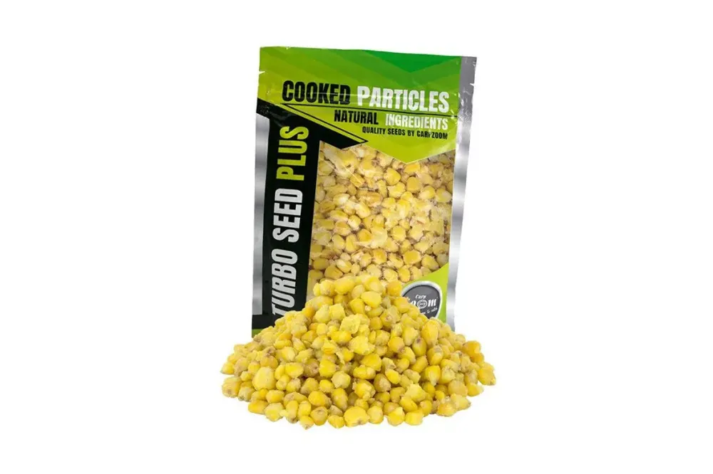 Alleen Vandaag Carp Zoom Turbo Seed Plus kukorica, natúr, 1 kg - Fishinglan