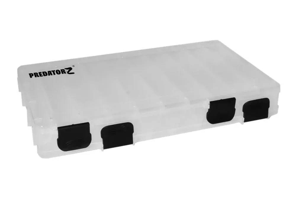 Goedkoop PredatorZ Hosszú fakkos műcsalis doboz, 27x18x4,5 cm - Fishi