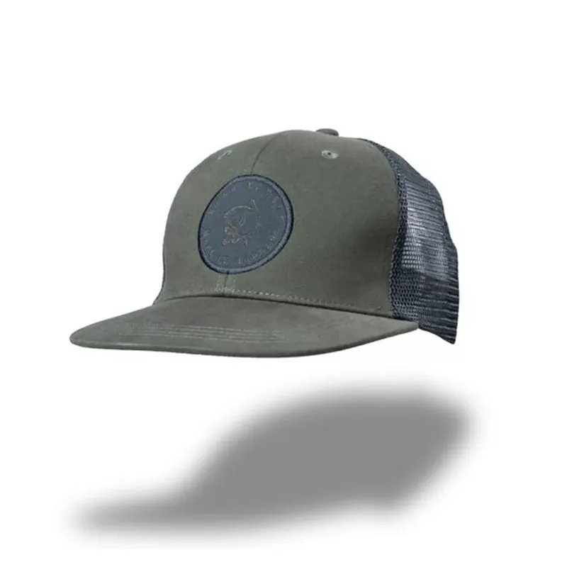 Direct Beschikbaar NASH Make It Happen Carp Logo Trucker Cap Green - Fishinglan