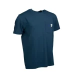 Koopje NASH Make It Happen Badge Pocket T Shirt Navy Blue S - Fishi